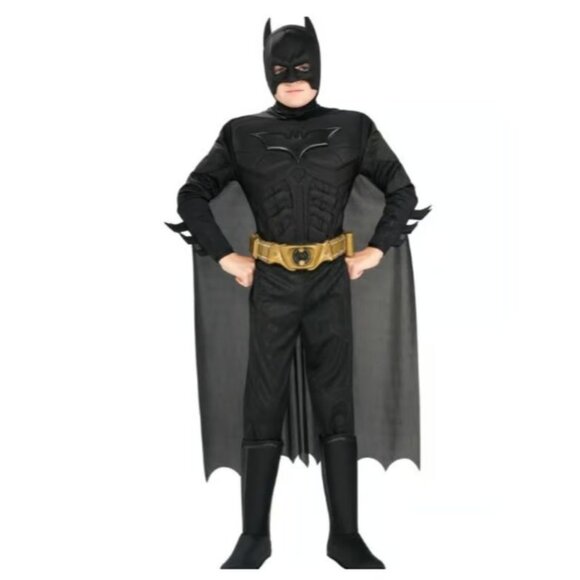 Batman Begins Dark Knight Muscle Chest Costume Rubies Official Small 4-6 - Picture 1 of 7